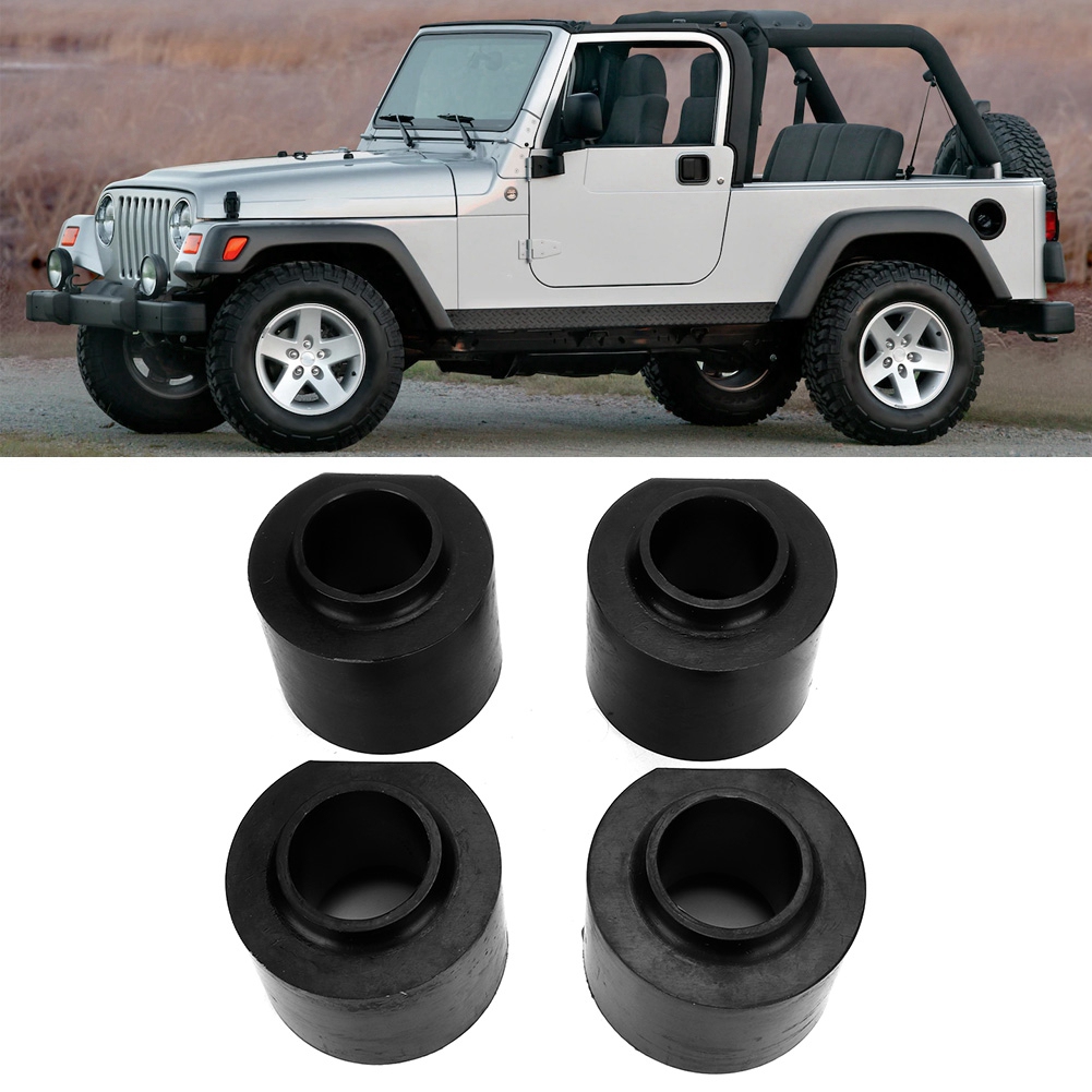 4-teiliges 7,6 Cm Höherlegungskit Für Vorder- Und Hinterachse Für Jeep Wrangler/grand Cherokee, 3-zoll-höherlegung, 4x4-federung, Kompatibler Bremskraftverstärker.