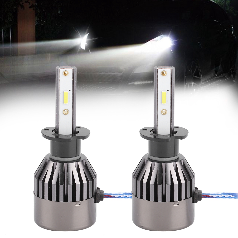 2 H3 60w Kaltweiße Led-lampen Für Autoscheinwerfer, Superfokussierter Lichtstrahl, G21, Integrierter Treiber, 2-teiliges Set
