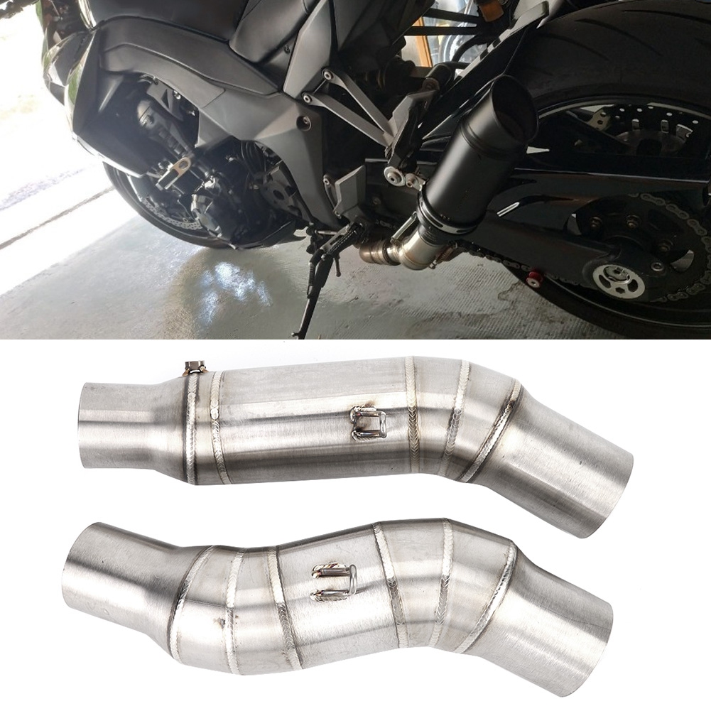 Mittelrohr Aus Edelstahl Für Kawasaki Z1000 (2010–2016), Motorrad-zwischenrohr, Schalldämpfer, Kompatibles Ersatzteil