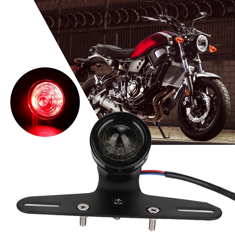 Universelle 12v Led Motorrad-rückleuchte, Kennzeichenbeleuchtung, Bremsleuchte, Positionsleuchte