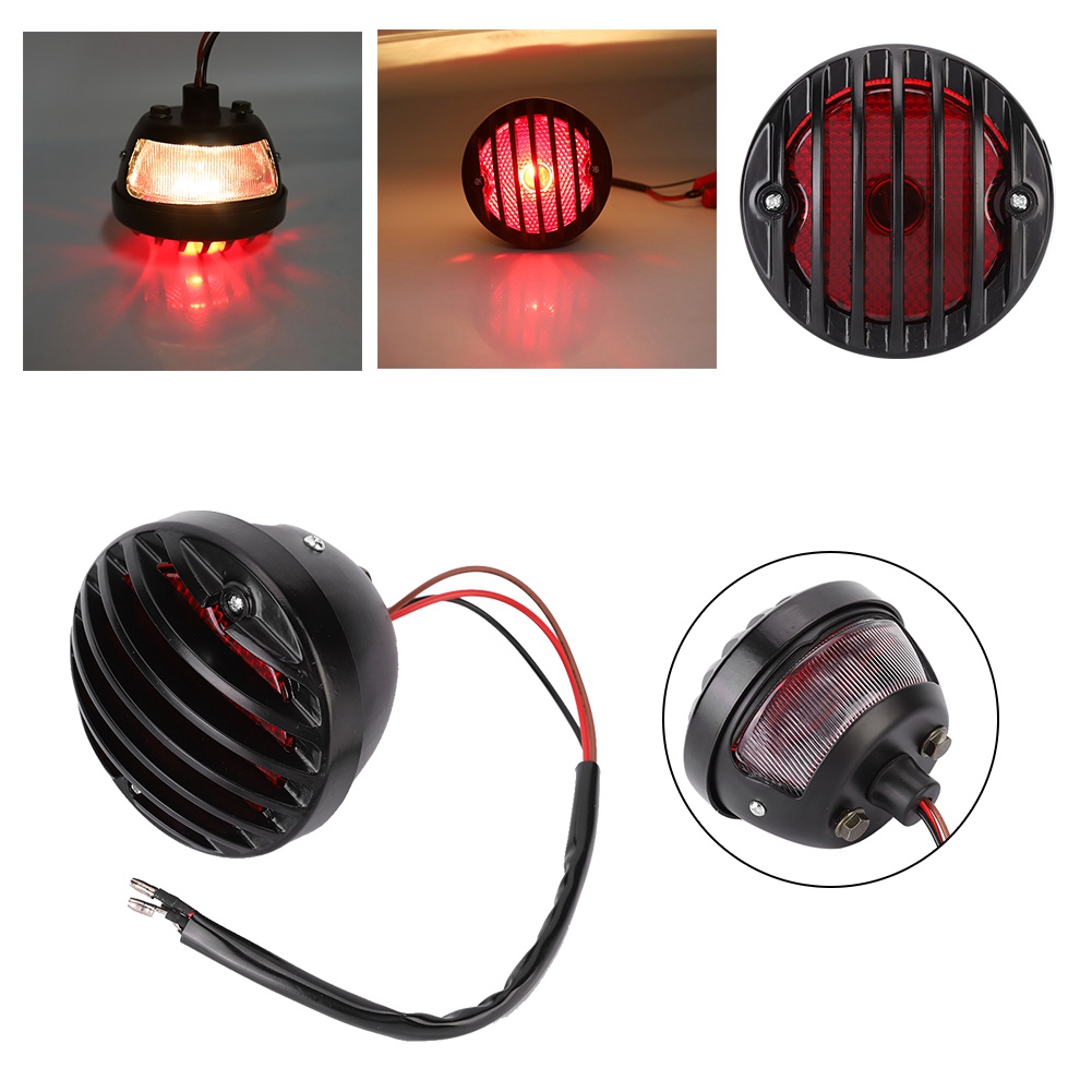Retro-motorradrücklicht, Bremslicht, Blinker, Rücklicht Für Custom-bikes