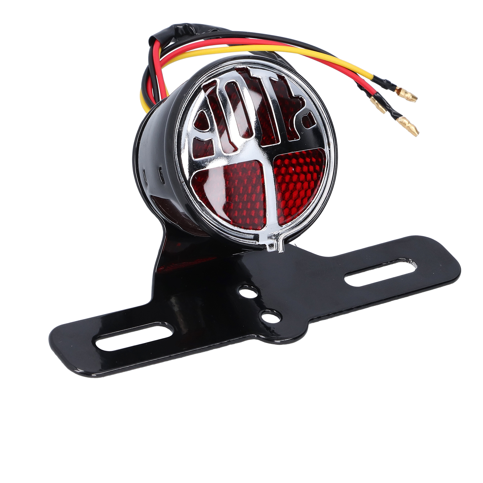 Motorrad-rücklicht Im Retro-stil, Universelles 12v-led-bremslicht, Kennzeichenhalterung Inklusive, Honda-kompatibel, Custom-modifikationsset.