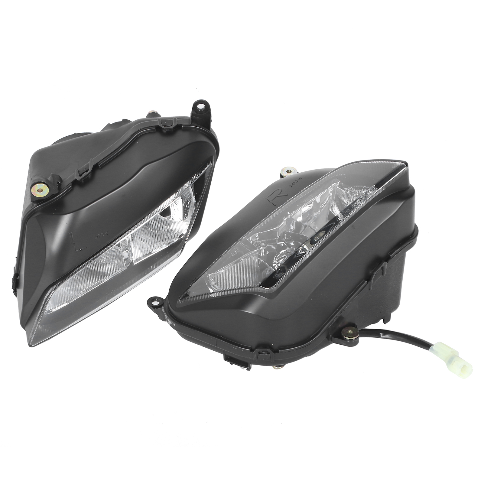 Paar Motorradscheinwerfer, Links/rechts, Gehäuse/linse, Passend Für Honda Cbr 600rr 0710