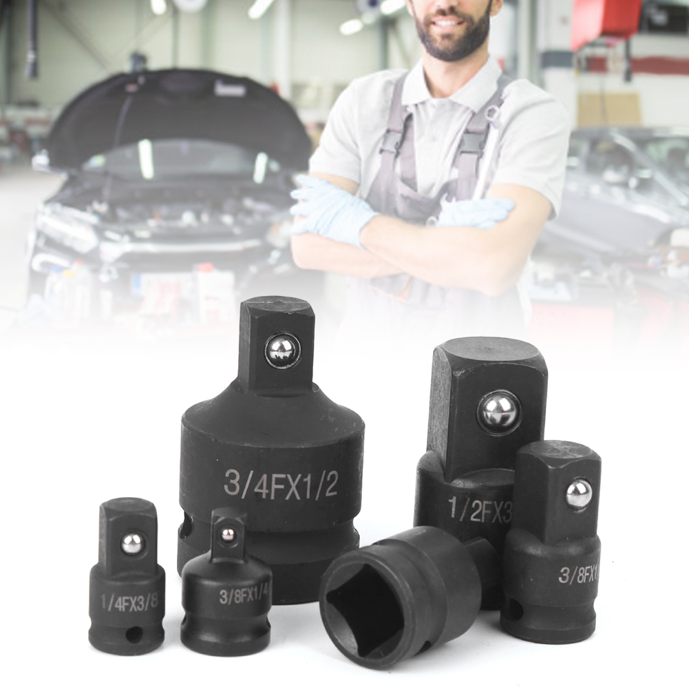 6-teiliges Set Reduzieradapter Für Schlagschrauber-steckschlüssel (1/2 Zoll, 1/4 Zoll, 3/8 Zoll, 3/4 Zoll)