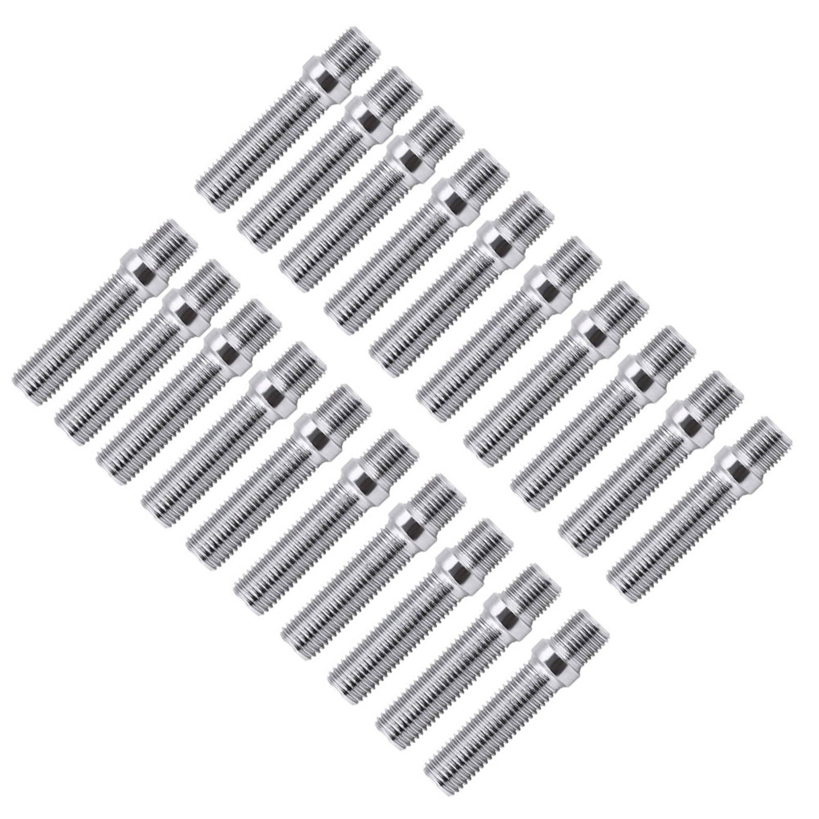 Satz Mit 20 Radbolzen (50 Mm), Umrüstung Von 12x1,5 Auf 12x1,5, Gewindeadapter Für Audi A4 (1998–2008), Verlängerte Befestigung