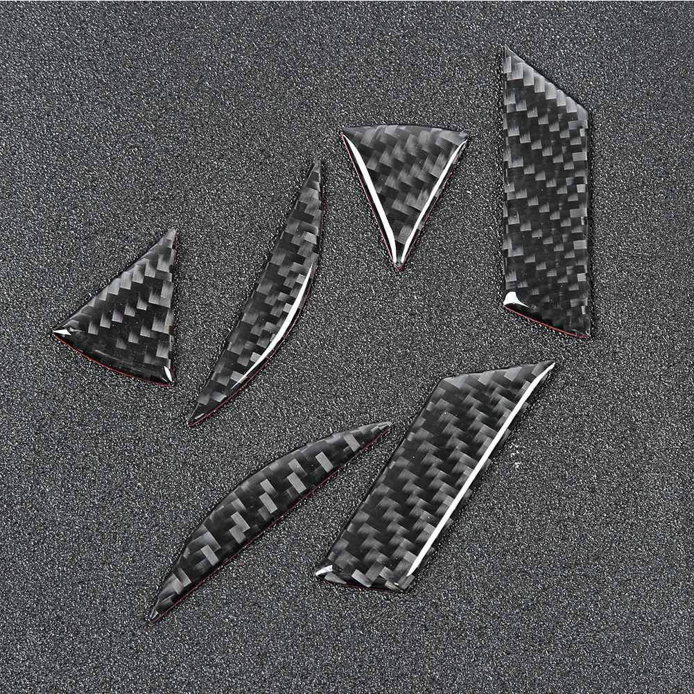 6-teiliges Set Heckaufkleber In Carbonfaser-optik, Passend Für Vw Touareg 2011-2018