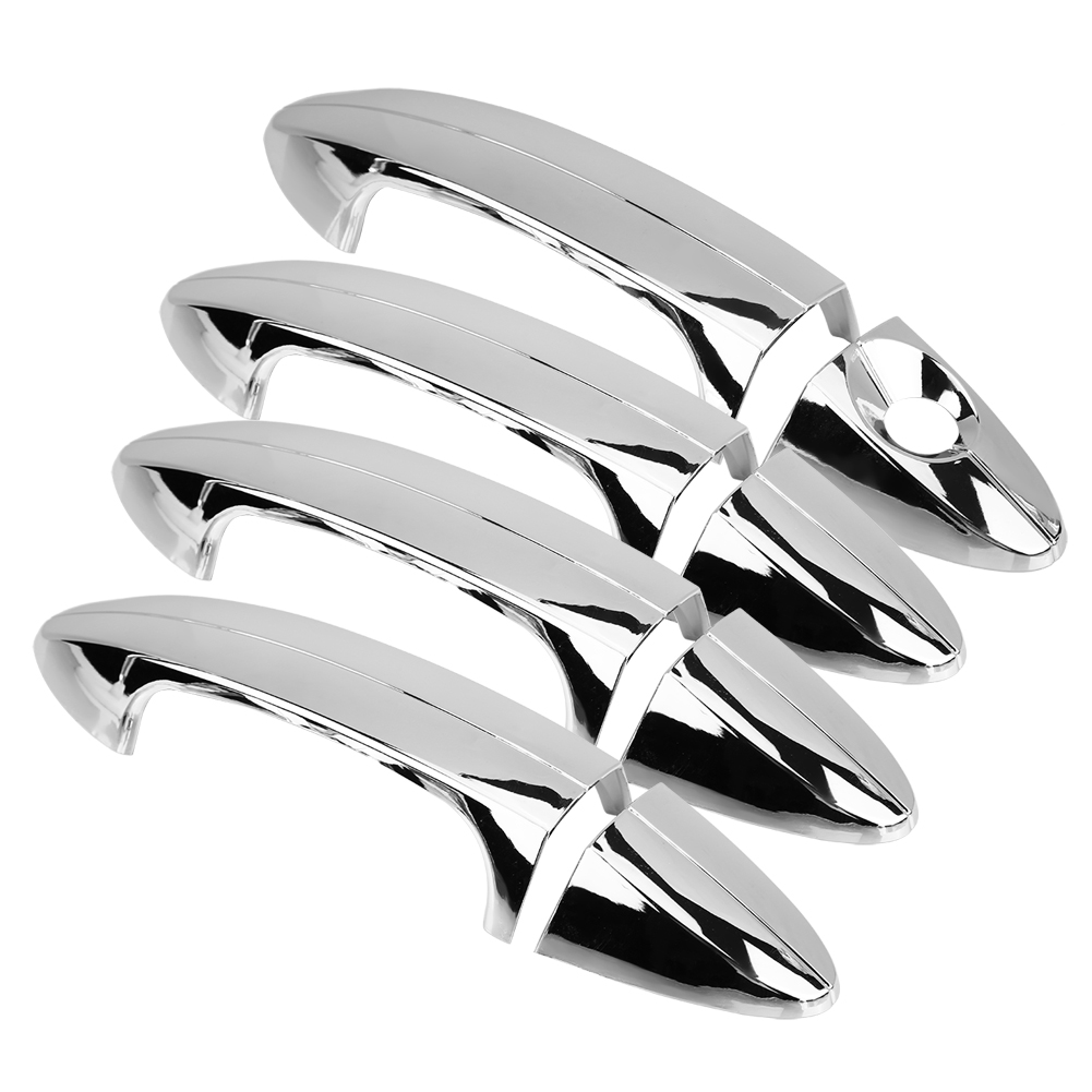 8 Türgriffblenden In Chrom Für Ford Fiesta (2009–2012), Fahrzeugschutzset, Elektrolytisches Chrom, Außenzubehör