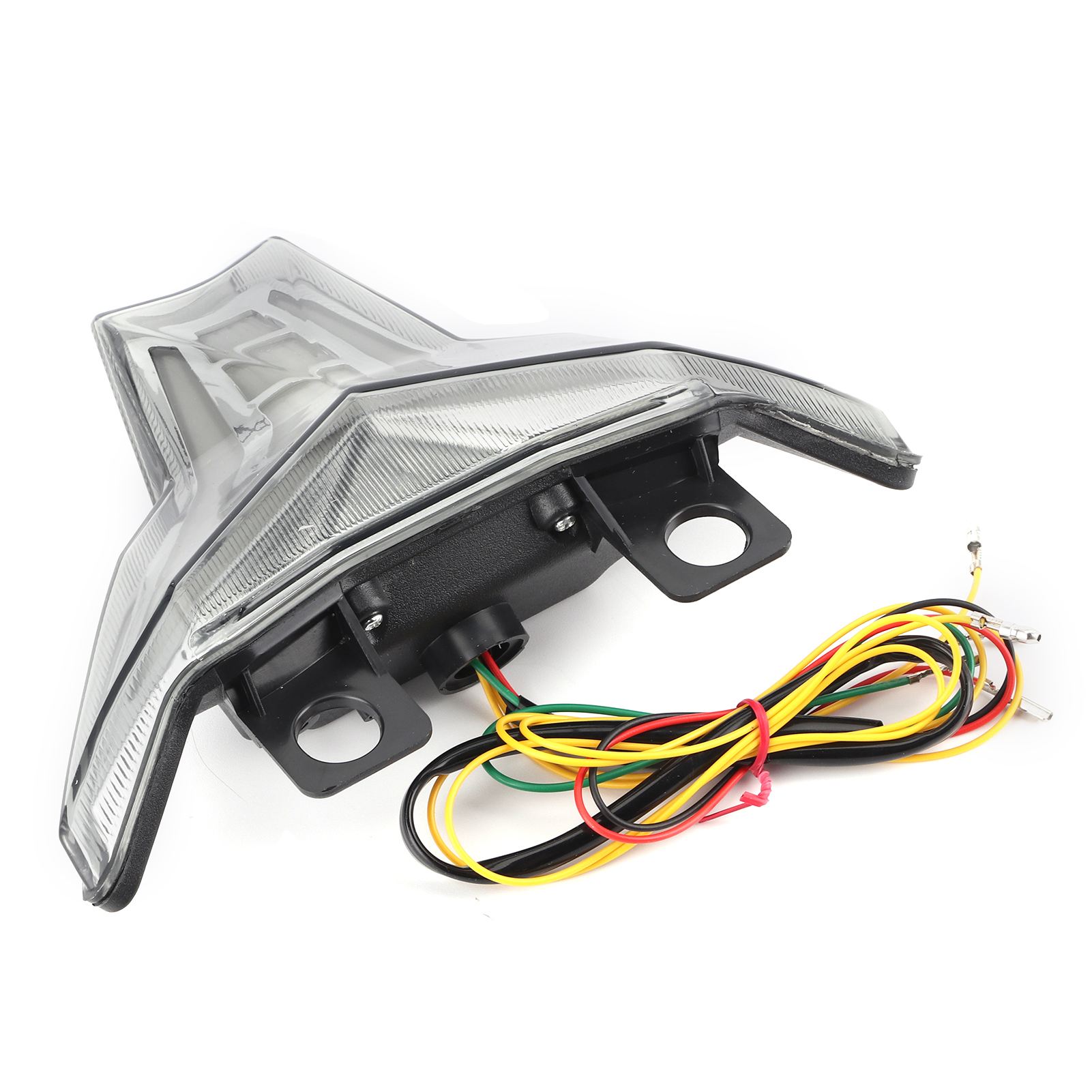 Led-motorradrücklicht Mit Getönten Linsen, Kompatibel Mit Kawasaki Z1000 / Ninja Zx10r / Zx10rr / Z400 – Schwarze Optik, Leistungsstarke Beleuchtung, Universelles Ersatzteil