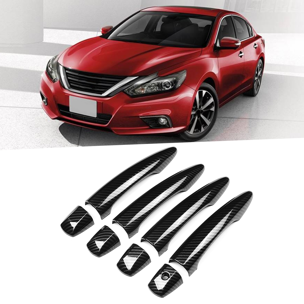 8 Türgriffblenden Im Carbon-design, Fahrerseite Links, Kompatibel Mit Nissan Teana 2019
