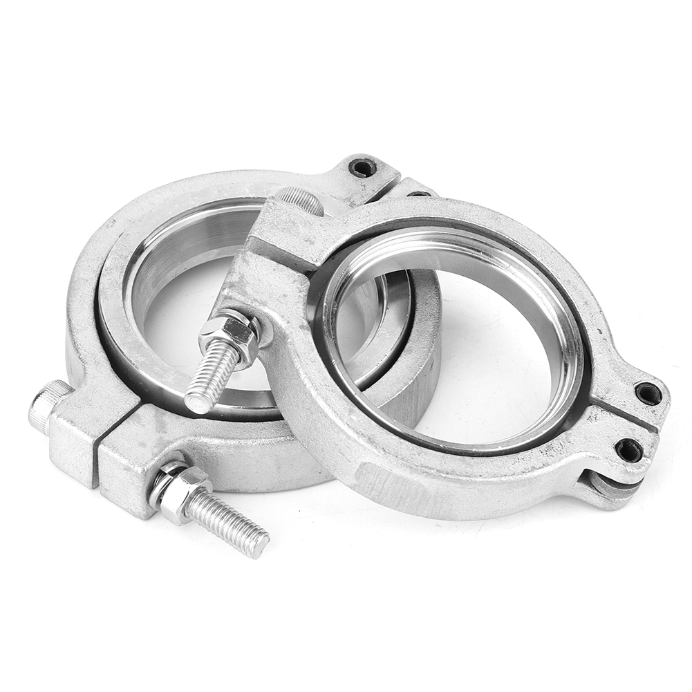 43-mm-v-band-wastegate-halterung, Komplettes Klemmset, Praktisches Ersatzteil, Turbokompatibel, Robuste Klemme
