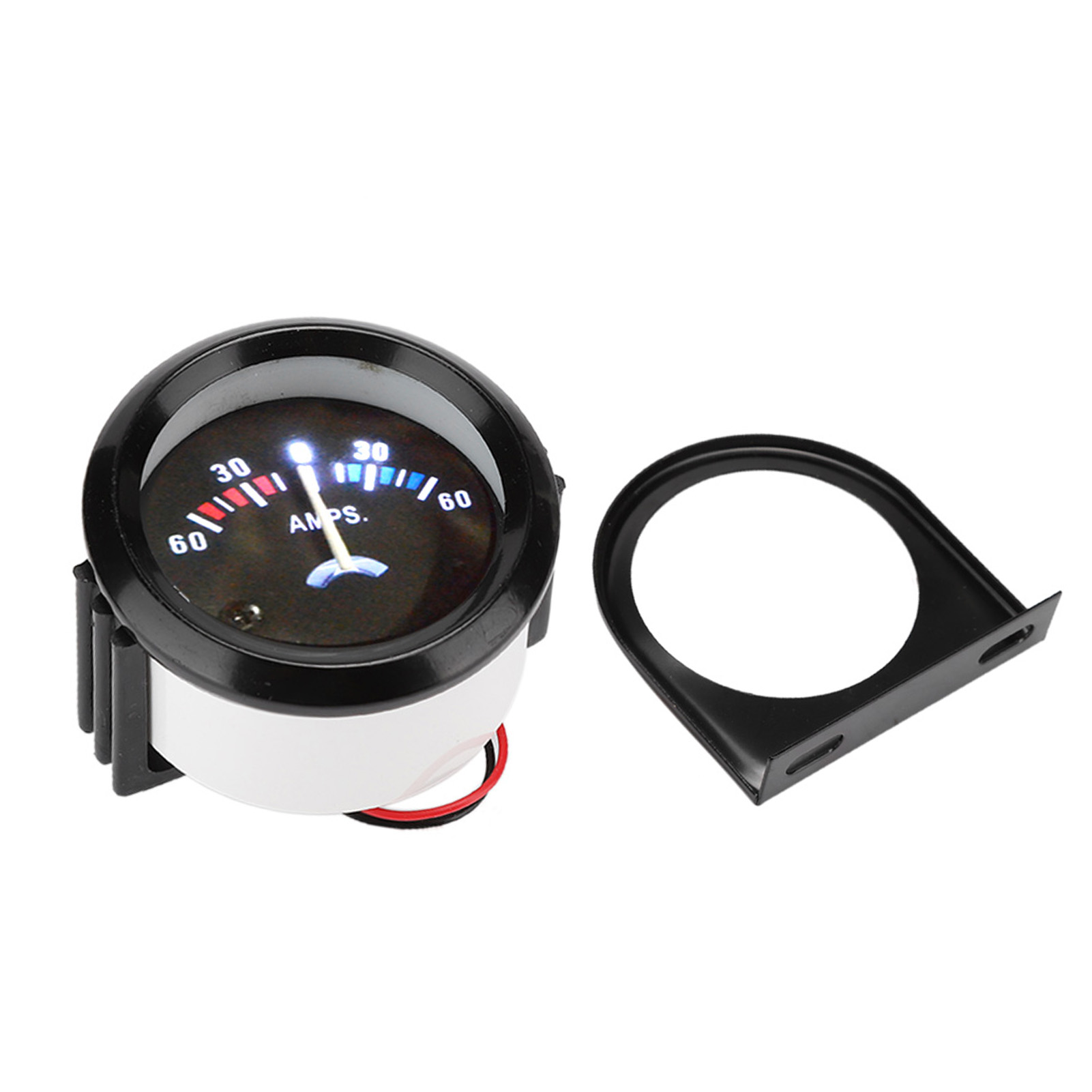 52-mm-kfz-amperemeter/voltmeter (60-0-60 A) Für Umbauten, Batteriespannungsmessung Und Armaturenbrett