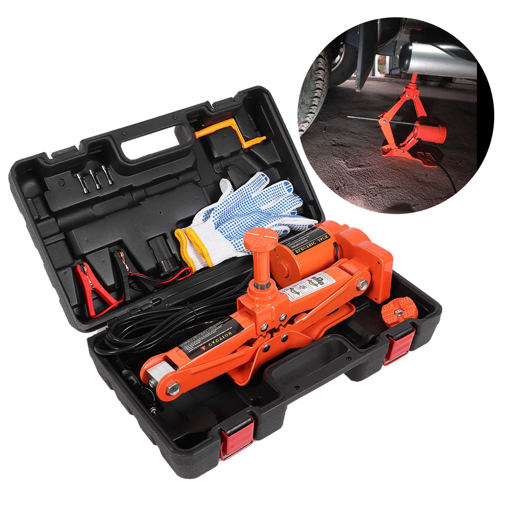 12v 3-tonnen 42cm Elektrischer Wagenheber, Luftpumpe Und Schlagschrauber (1)