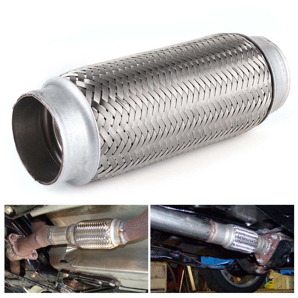 Edelstahl-auspuff-flexschlauch, Flexgelenk-reparaturschlauch, Autozubehör, 55 X 200 Mm