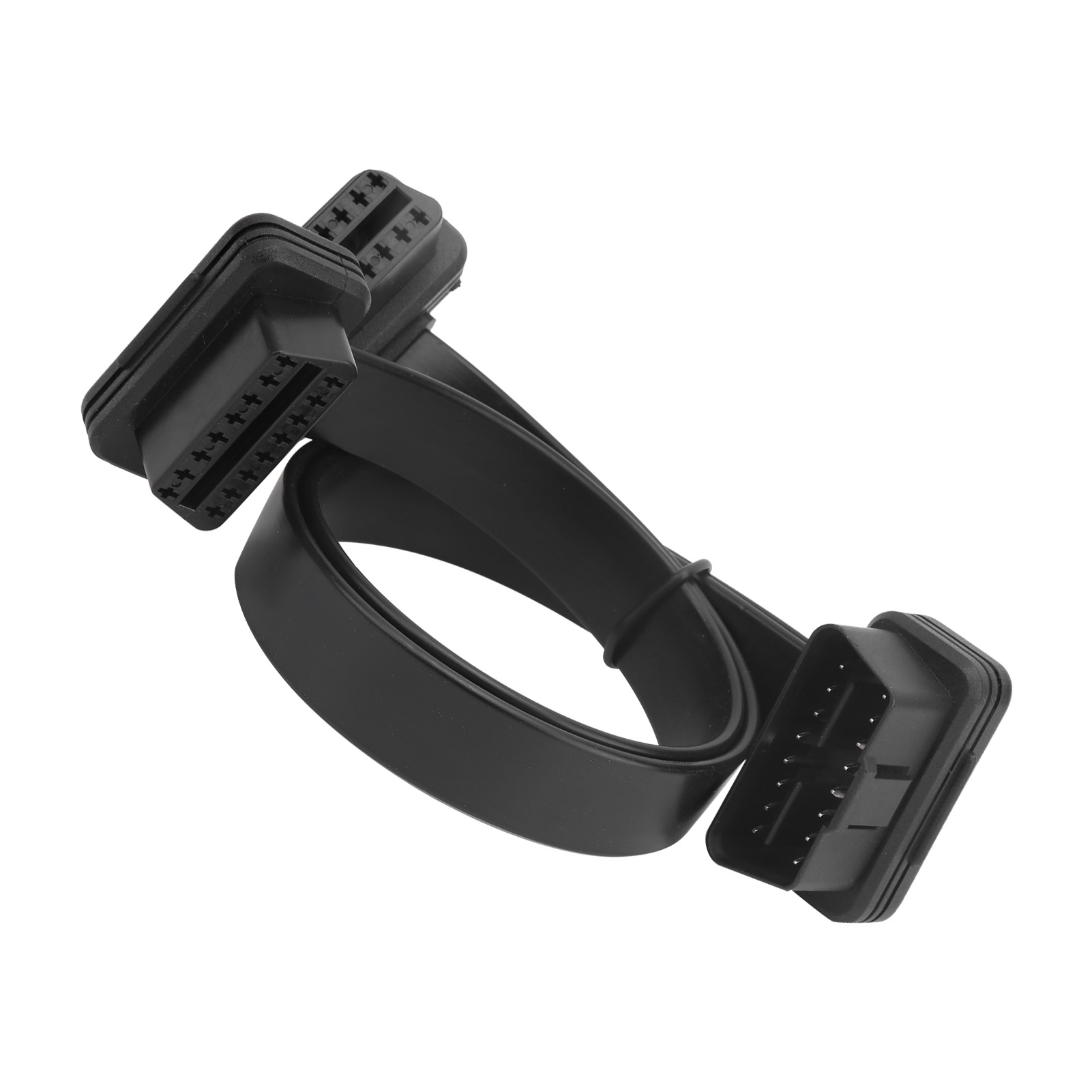 Obd2-buchse Auf 2 Stecker (16-polig), Verlängerungskabel, 30 Cm Lang, Verteiler Für Professionelle Kfz-diagnosegeräte, Robuster Stecker