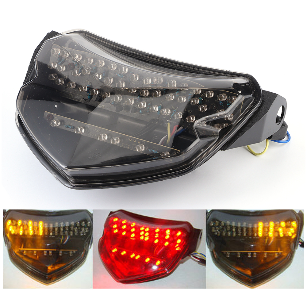 Led-rücklicht Mit Blinker Und Getönter Linse, Passend Für Suzuki Gsx R 600 750 2004-2005