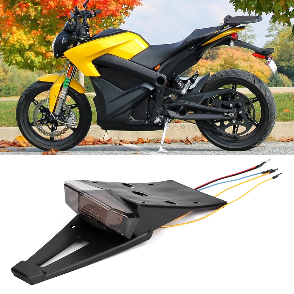Universelles Led-bremslicht Für Motocross- Und Enduro-motorräder, Kennzeichenrücklicht, Wasserdicht, Hohe Sichtbarkeit, Kompatibel Mit Allen Motorradtypen