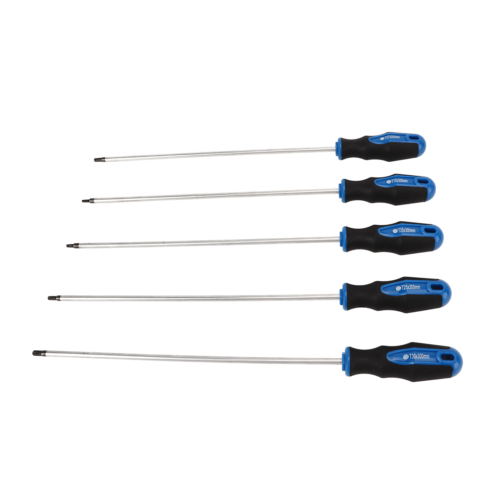 5-teiliges Magnetisches Schraubendreher-set, 40 Cm, Mit Stern- Und Sechskantbits Mit Zentrierloch, Robustem Und Komfortablem Griff, Für Auto Und Heimwerkerarbeiten.