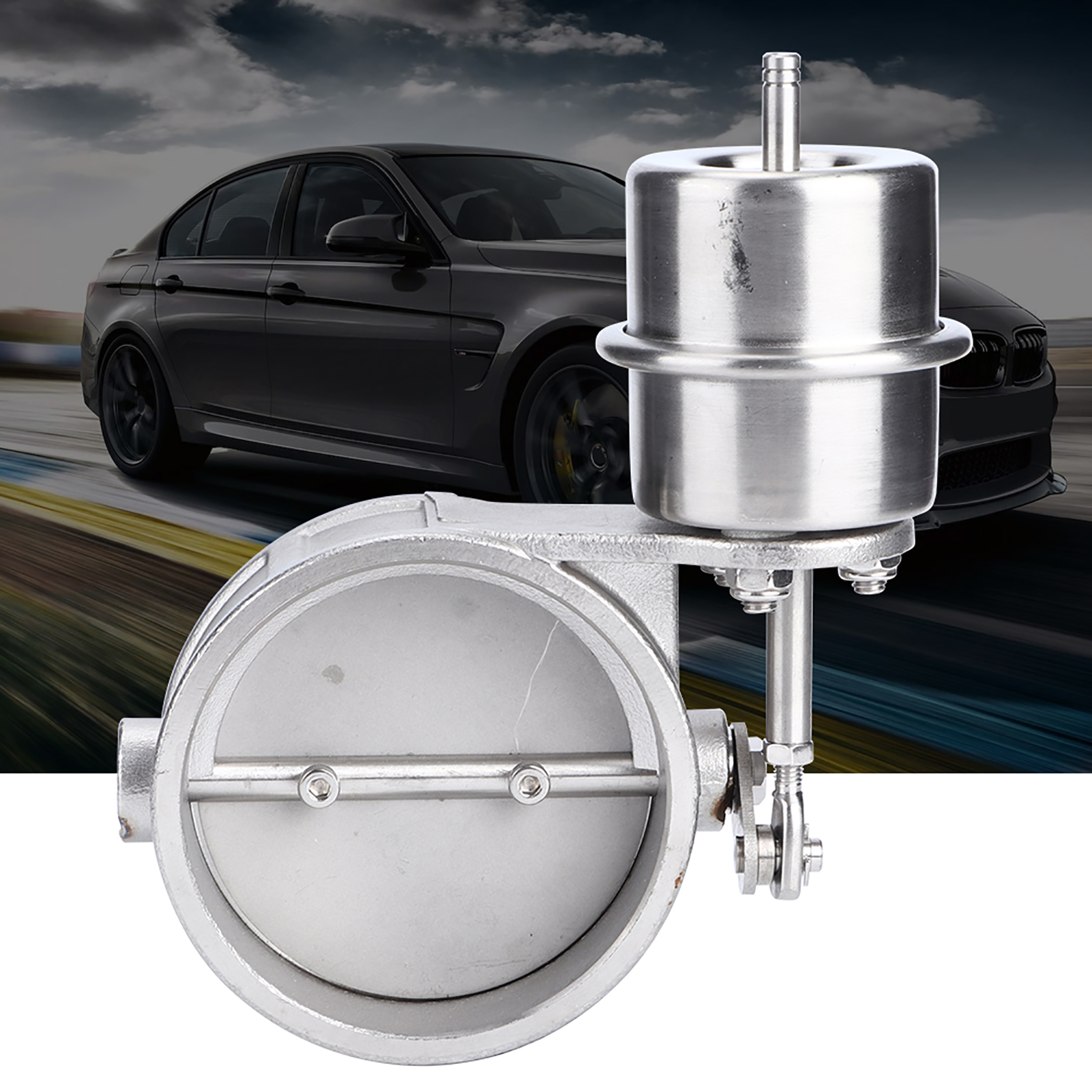 76 Mm (3 Zoll) Geschlossener Unterdruck-abgasregelventil Mit Aktuator, Passend Für Bmw E30 3er Ep Cut76 Cl