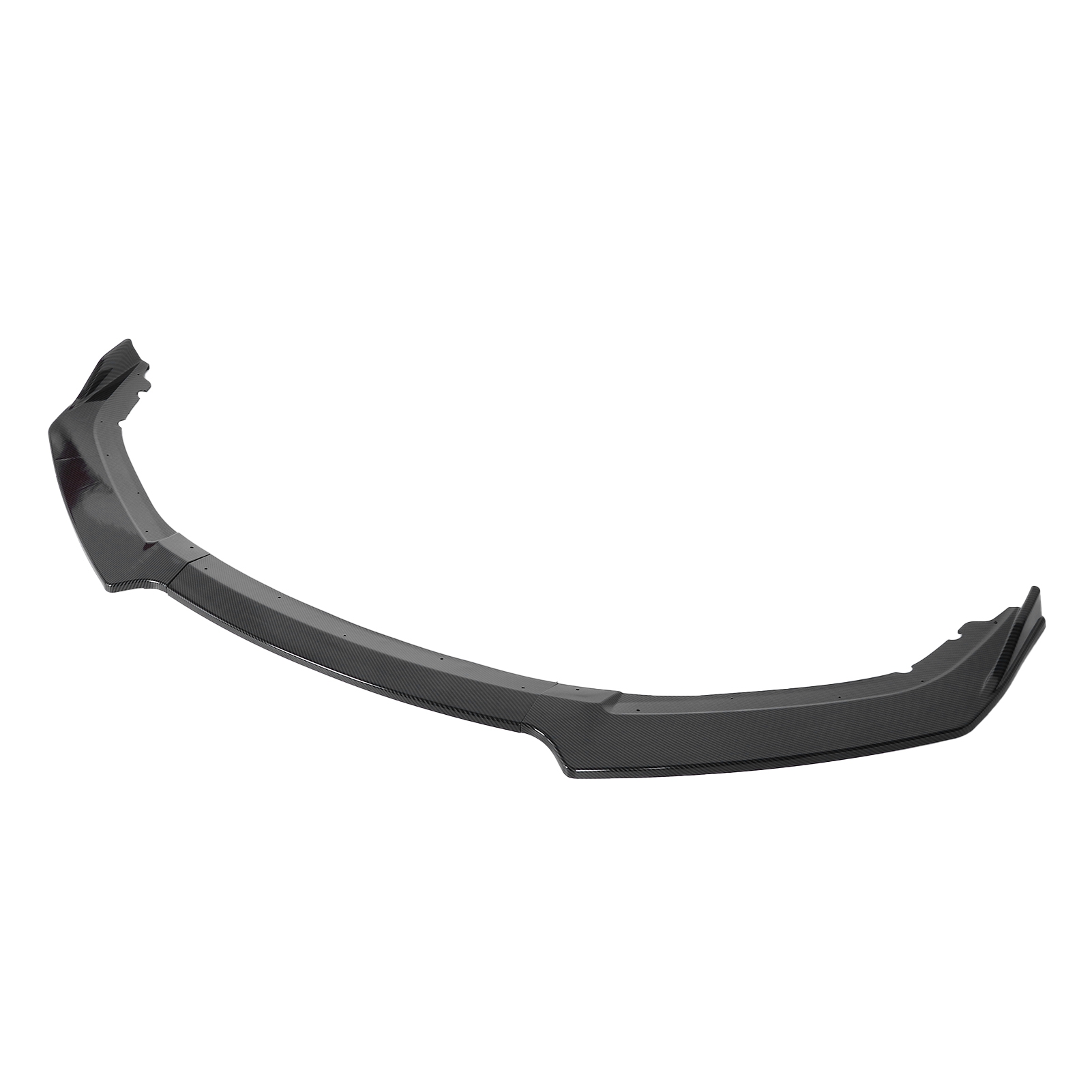 3-teiliger Frontstoßstangen-lippenspoiler Im Carbonfaser-stil, Passend Für Honda Civic 2016–2020