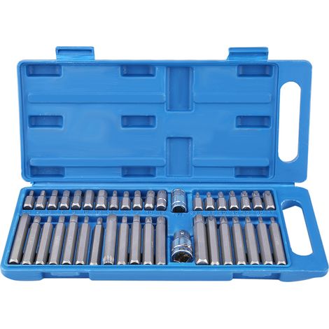 40-teiliges Sechskant-torx-steckschlüssel-bit-set (1/2" Und 3/8")