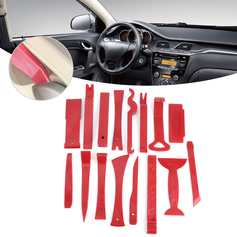 16-teiliges Werkzeugset Zum Entfernen Von Auto-innenverkleidungen, Inklusive Werkzeugset Zum Aus- Und Einbau Von Befestigungselementen Für Armaturenbrett, Audio- Und Verkleidungspanel