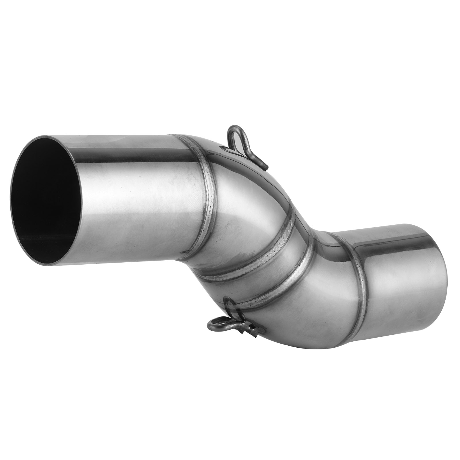 Zwischenauspuffrohr Für Motorräder Aus Edelstahl, Kompatibel Mit Benelli Trk 502x 2018-2020, Mit Robustem Verbindungsstück.