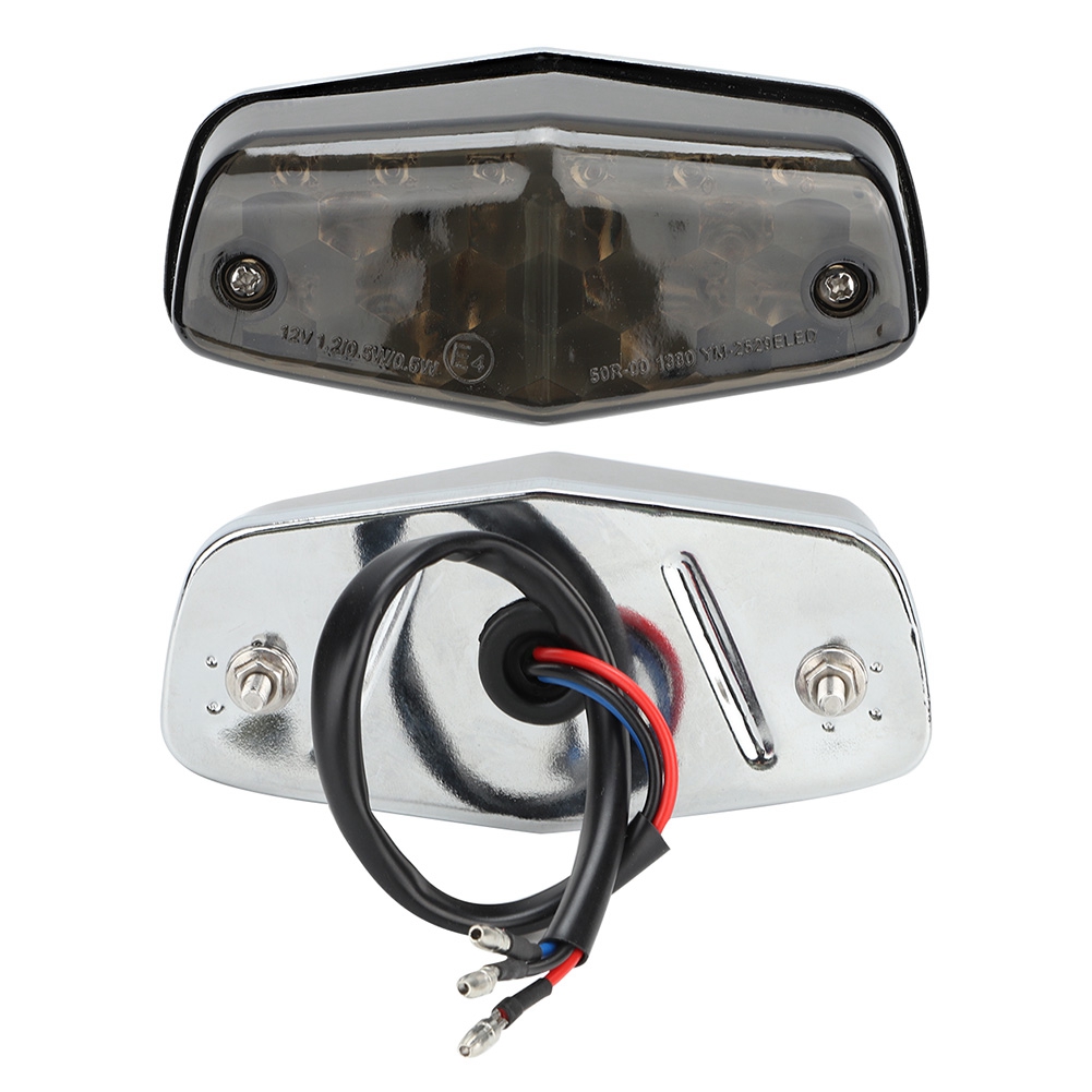 Led-rücklicht Für Motorräder, Feststellbremse, Bremsleuchte, Motorradzubehör, Passend Für Yamaha, Getönte Linse