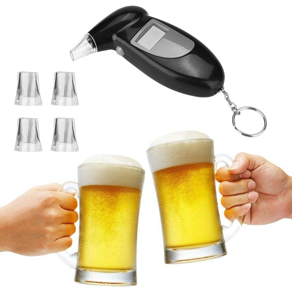 Professionelles Alkoholtestgerät Mit Lcd-bildschirm, Lügendetektor, Atemalkoholtester Ohne Hintergrundbeleuchtung, Präziser Analysator Zur Atemkontrolle.