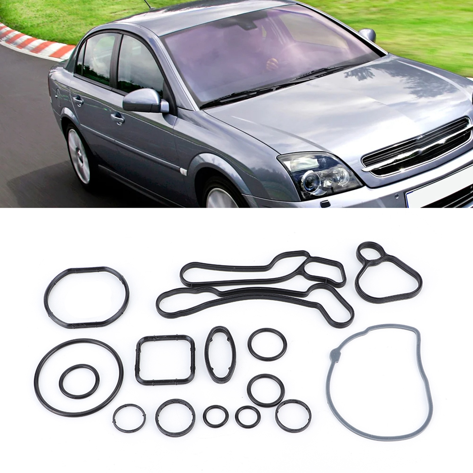 Dichtungssatz Für Motorölkühler 55355603, Reparatursatz Passend Für Vauxhall Astra
