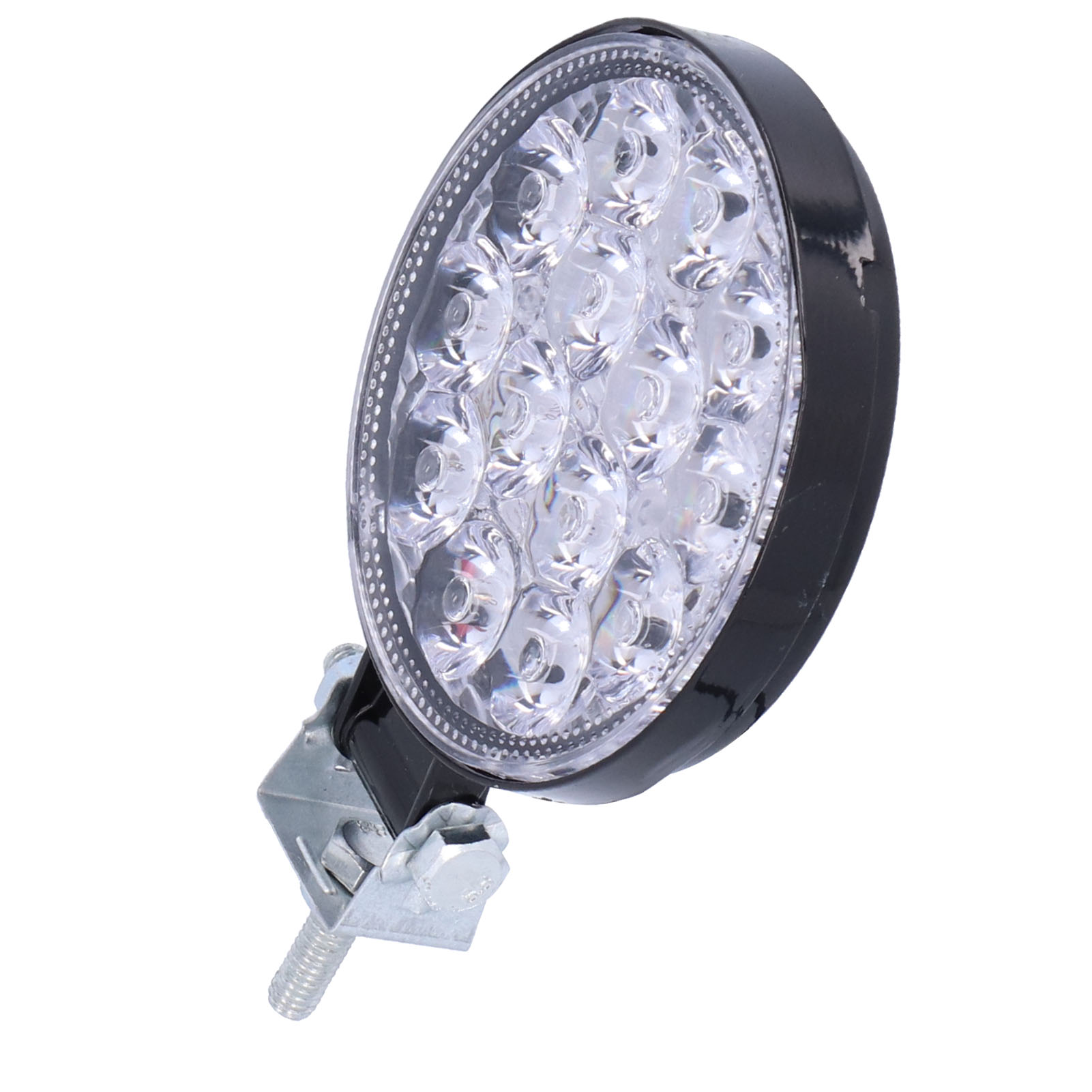 14 Led 42w 6000k 3000lm Led-arbeitsleuchte, Ip67 Wasserdichter Runder Scheinwerfer, Universell Für Autos Und Motorräder