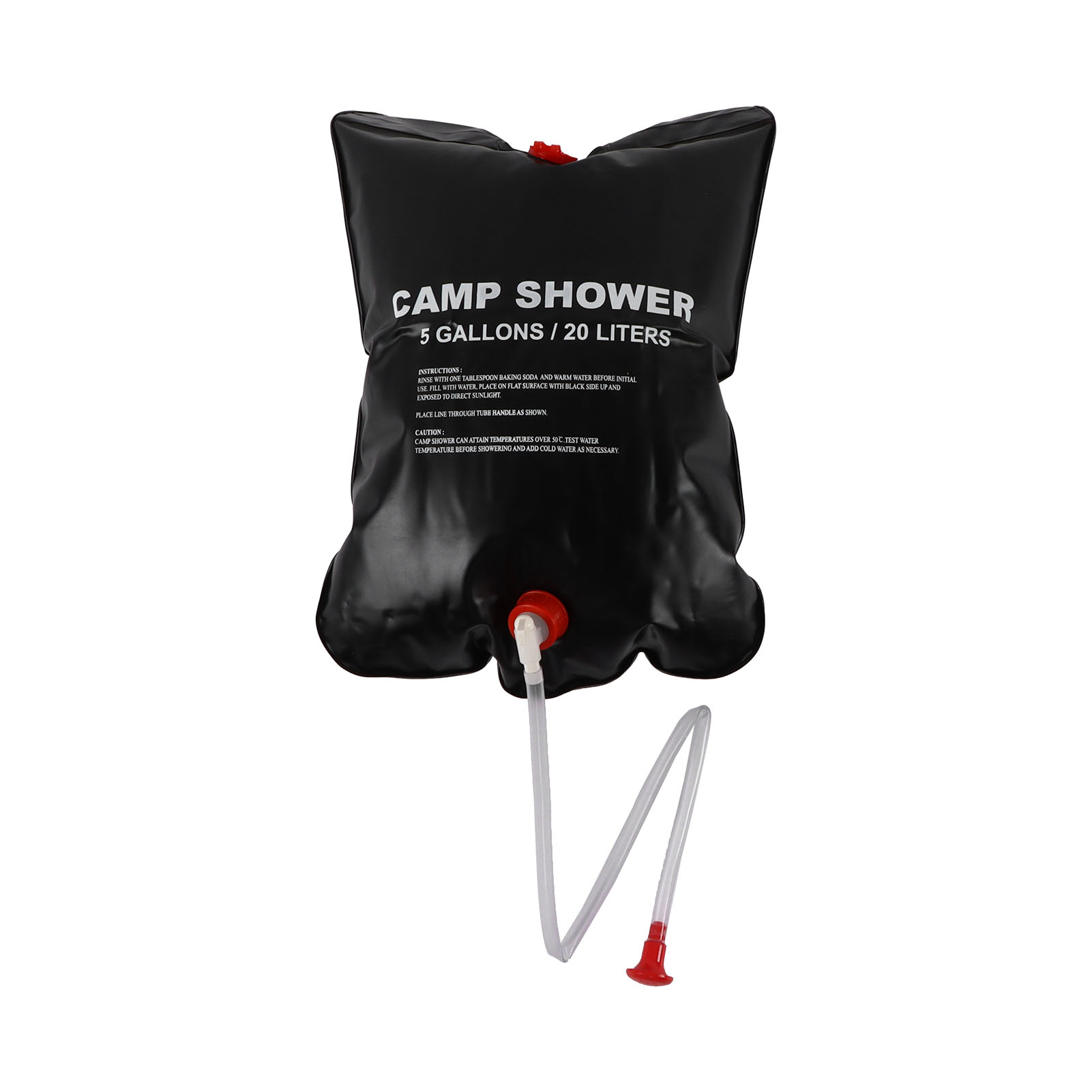 20-liter-solarduschtasche, Faltbar Und Tragbar, Solarbeheizt, Strapazierfähiges Pvc, Ideal Für Camping Und Outdoor-aktivitäten