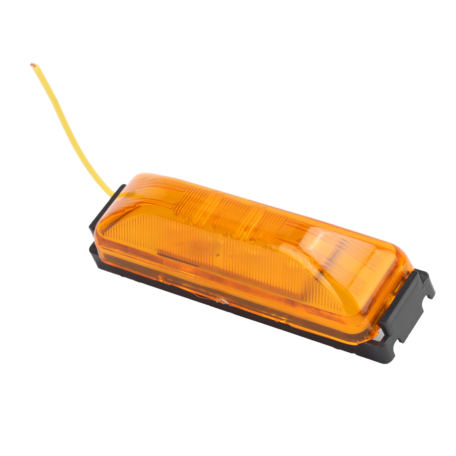 Universelle, Wasserdichte 12/24v 4led-seitenmarkierungsleuchten In Gelb Für Lkws, Anhänger Und Schwere Nutzfahrzeuge.