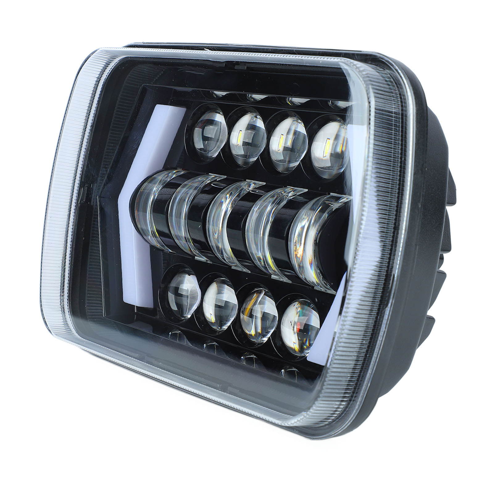 Paar 7-zoll Ip67 Wasserdichte Led-scheinwerfer, Hohe Helligkeit, Langlebig, Frontscheinwerfer Für Jeep Wrangler, Einfacher Austausch, 2 Stück, 6000k Weiß.