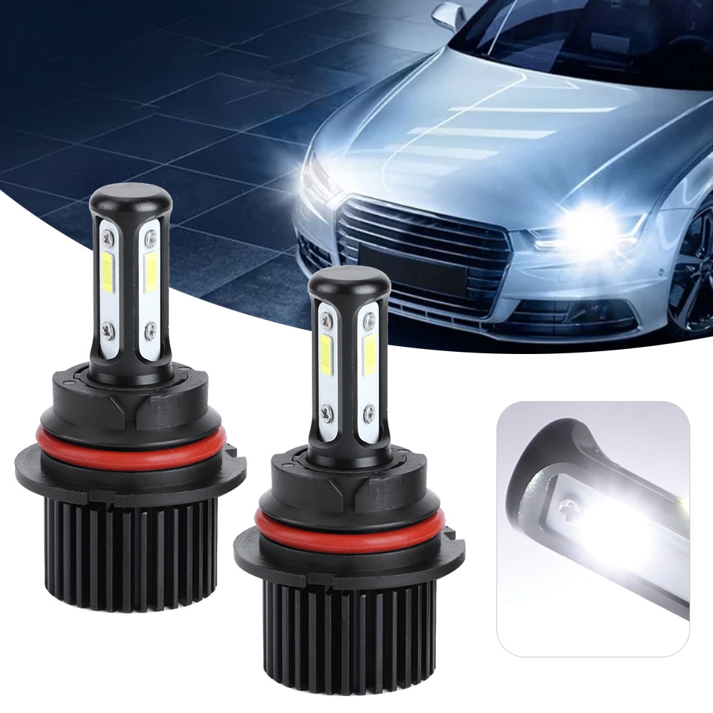 2 Stück 120w 6000k 3000lm Universal-led-scheinwerfer, Wasserdicht, 360 Grad, 9007/hb5-leuchtmittel
