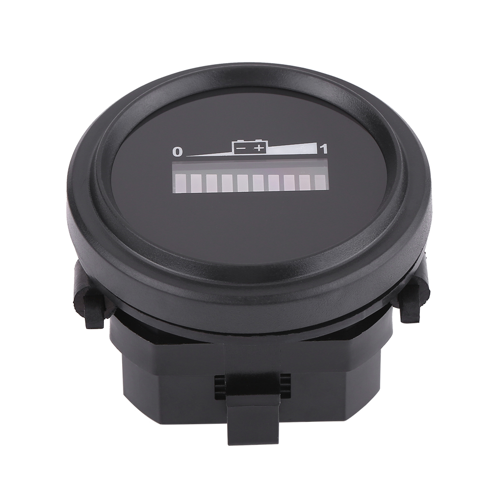 Digitale Led-batterieanzeige Für Golftrolleys (12 V/24 V/36 V/48 V/72 V), Füllstandsanzeige Mit Digitalanzeige, Kompatibel Mit Golfwagen, Präzises Spannungsmessgerät