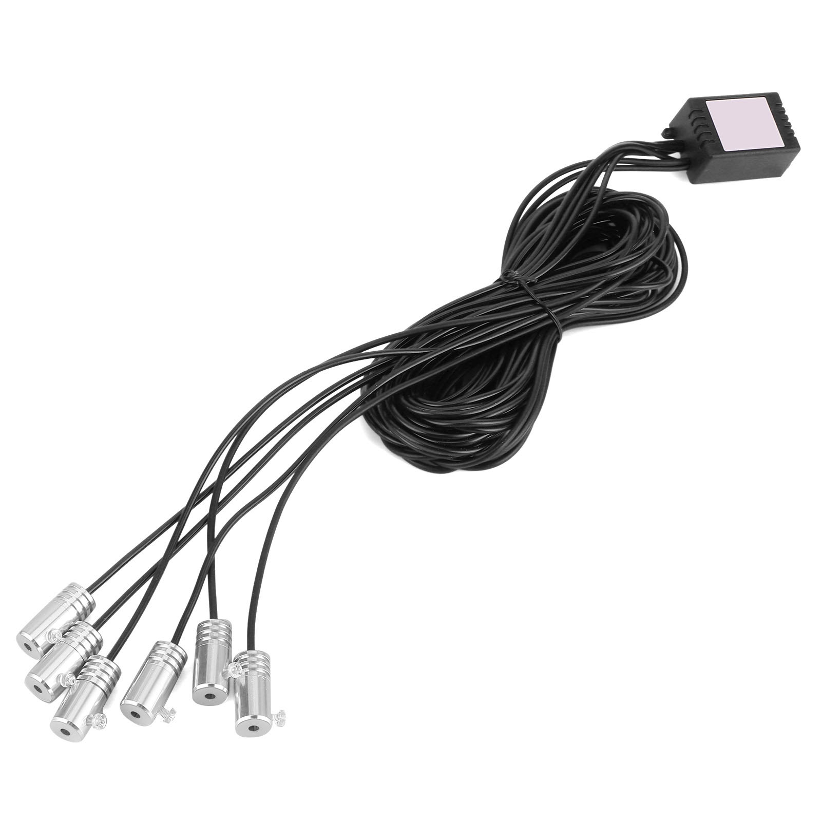 Led-ambientebeleuchtung Mit Rgb-farben, Musiksteuerung Und Mehreren Modi, 6 Lampen Für Den Fahrzeuginnenraum, Türverkleidungen Und Armaturenbrett
