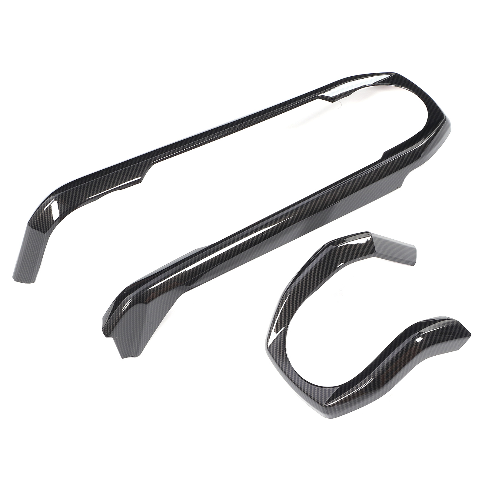 Innenraum-armaturenbrett-zierrahmen In Carbonfaser-optik Für Toyota Tacoma (2016–2020), Universelle Zierleiste, Autozubehör, 2-teilig