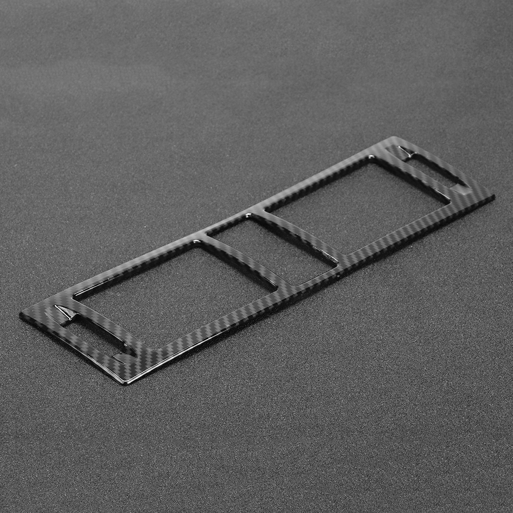 Lüftungsgitter-abdeckung In Carbonfaser-optik Für Die Mittelkonsole Der Mercedes-benz C-klasse W204 (2007–2010) – Dekor Für Den Lüftungsauslassrahmen Im Armaturenbrett