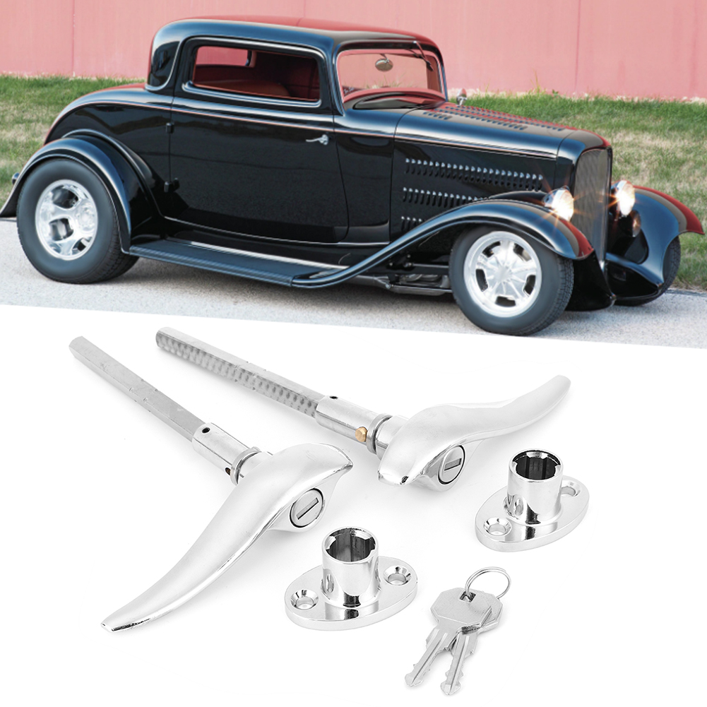 Türgriffe Aus Edelstahl Mit Abschließfunktion Für Die Außenseite, Passend Für Ford 3-fenster-coupé 1932-1934