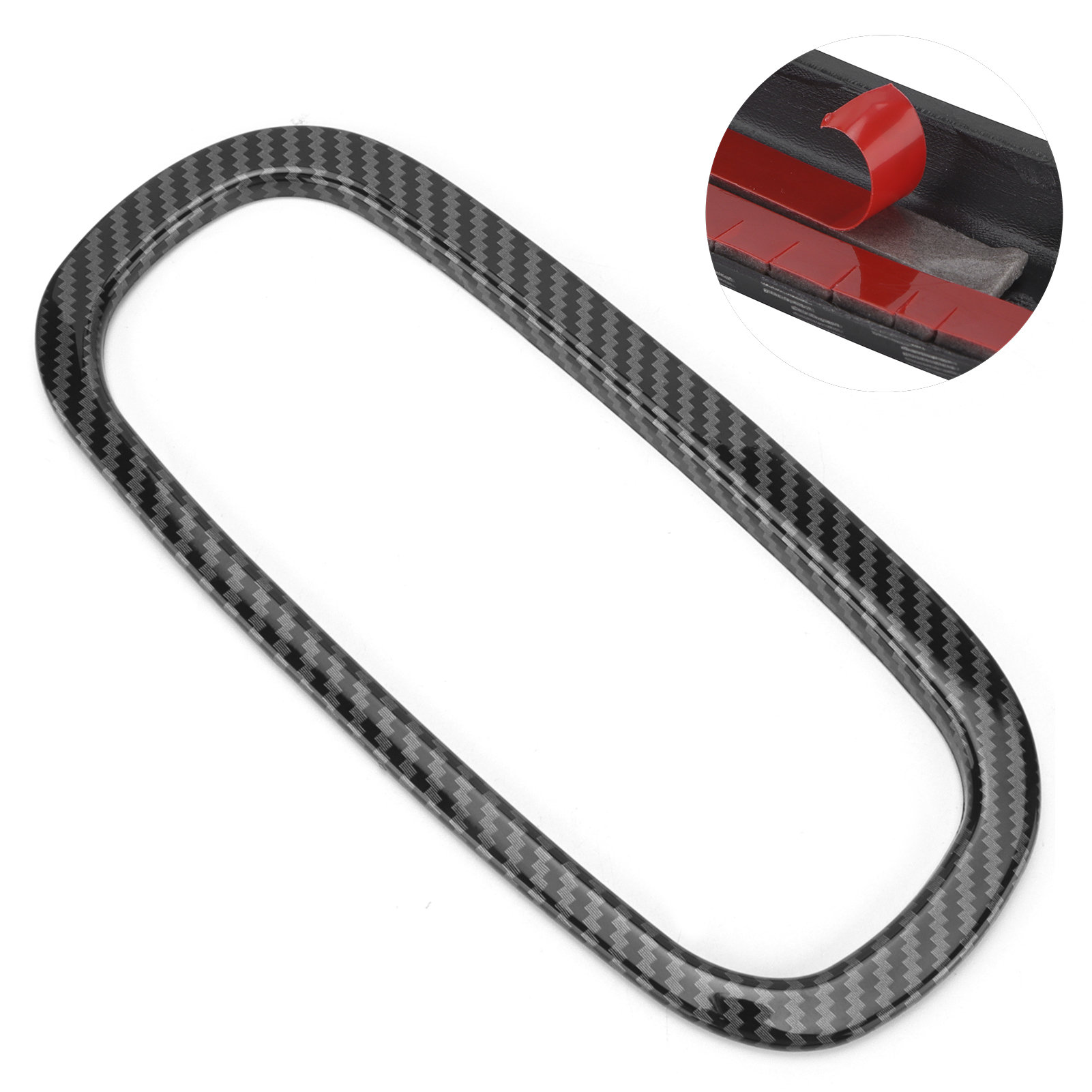 Zierblenden Aus Kohlefaser Für Cd-bedienfeld Und Klimabedienelemente, Ersatzteil Für Smart Fortwo/forfour 453 (2015–2021), Dekoraufkleber-set Für Den Innenraum