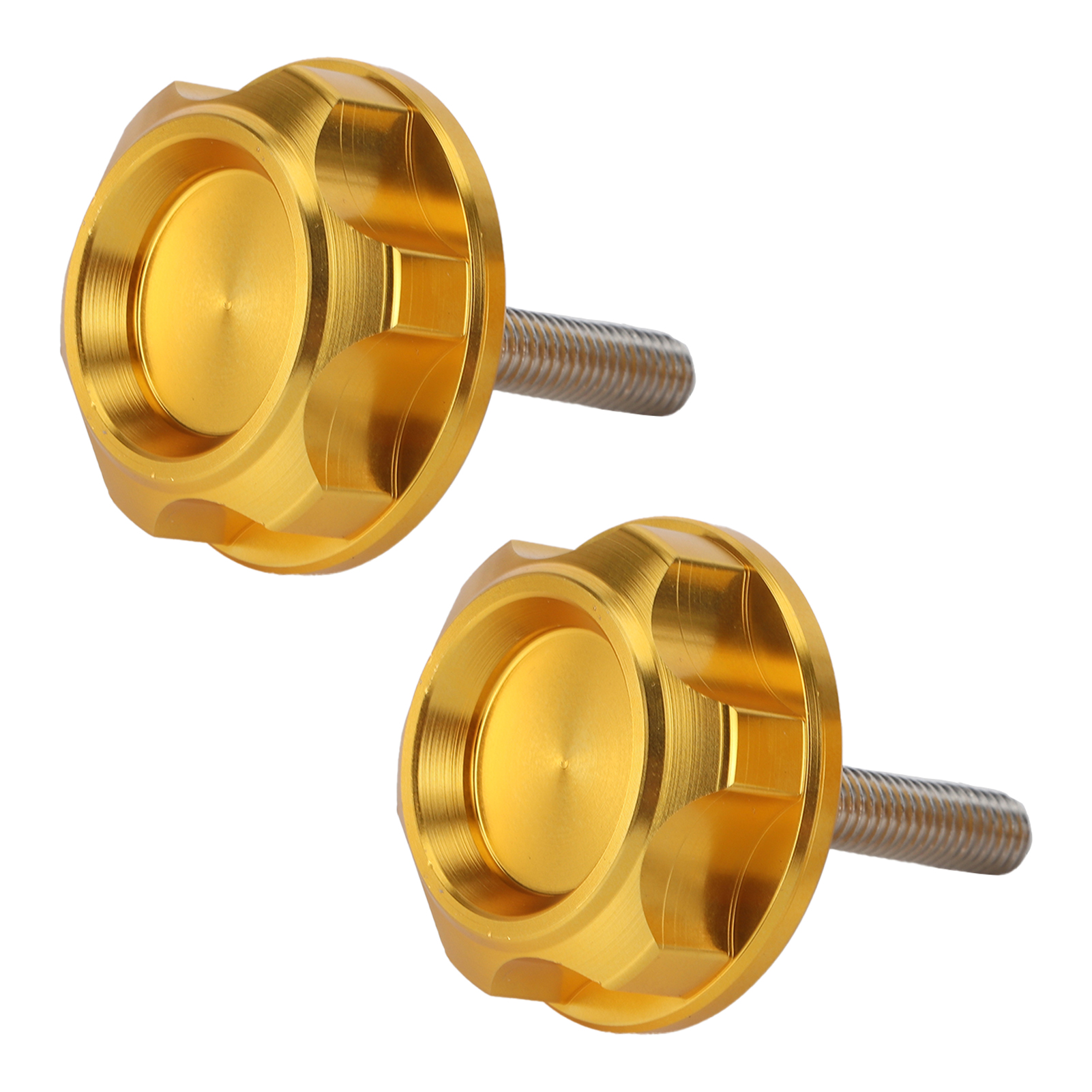 2 Stück Goldene Cnc-gefräste Aluminium-lenkerstopfen Zum Anschrauben, Kompatibel Mit Honda Z50j, Monkey Dax, Ct70, Z50r, 50, Ersatzteilset