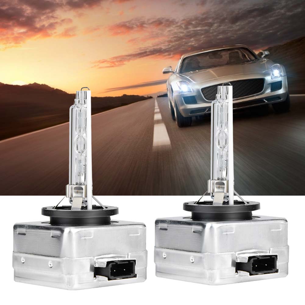 2er-pack D1s 35w 6000k Blau-weiße Xenon-lampen Für Autoscheinwerfer, Direkter Ersatz