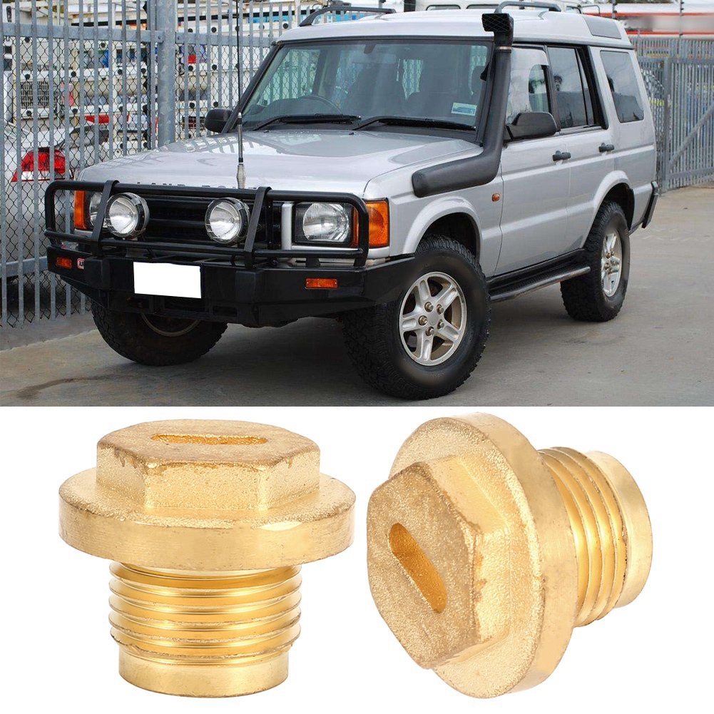 2 Messing-differentialablassschrauben Mit O-ringen, Passend Für Land Rover Discovery 2, 2er-set