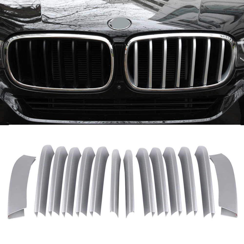 14-teiliges Set Frontgrill-zieraufkleber Autozubehör Bmw X5 X6 F16 F15