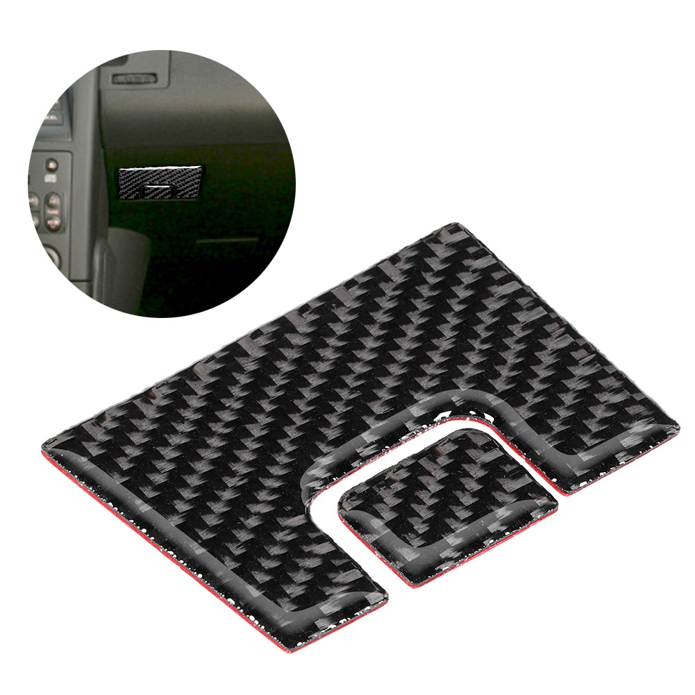 2-teiliges Set Griffabdeckungen Für Die Beifahrer-staufachbox Aus Kohlefaser, Passend Für Nissan 350z 2006-2009