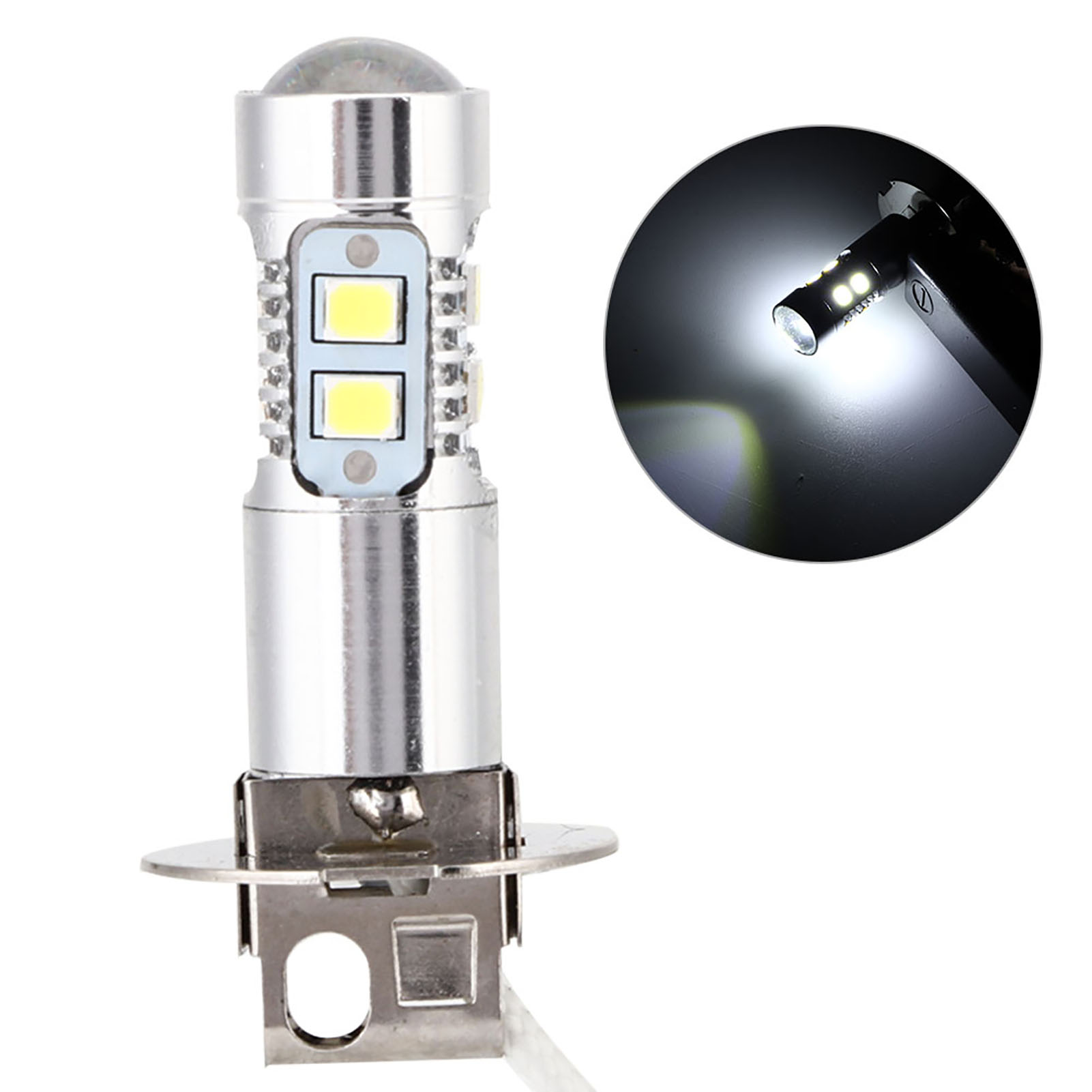 2 X 50w 6000k-6500k Kaltweiße Led-autolampen Für Nebelscheinwerfer, Universalumrüstung