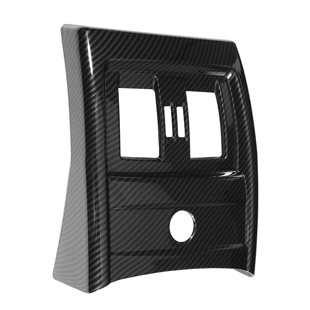 Zierblende Für Hintere Lüftungsdüsen In Carbon-optik Für Bmw 3er Und 4er F30 F34 (2013–2018), Klimaanlagenabdeckung, Interieur-dekor, 2-teilig