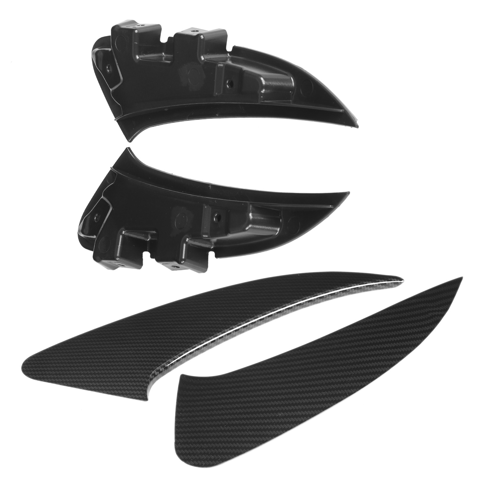 Heckstoßstangen-luftabweiser Mit 2 Auslässen Aus Kohlefaser, Ersatz Für Mercedes-benz Cla C118 Cla35 Cla45 Amg 2020-2021