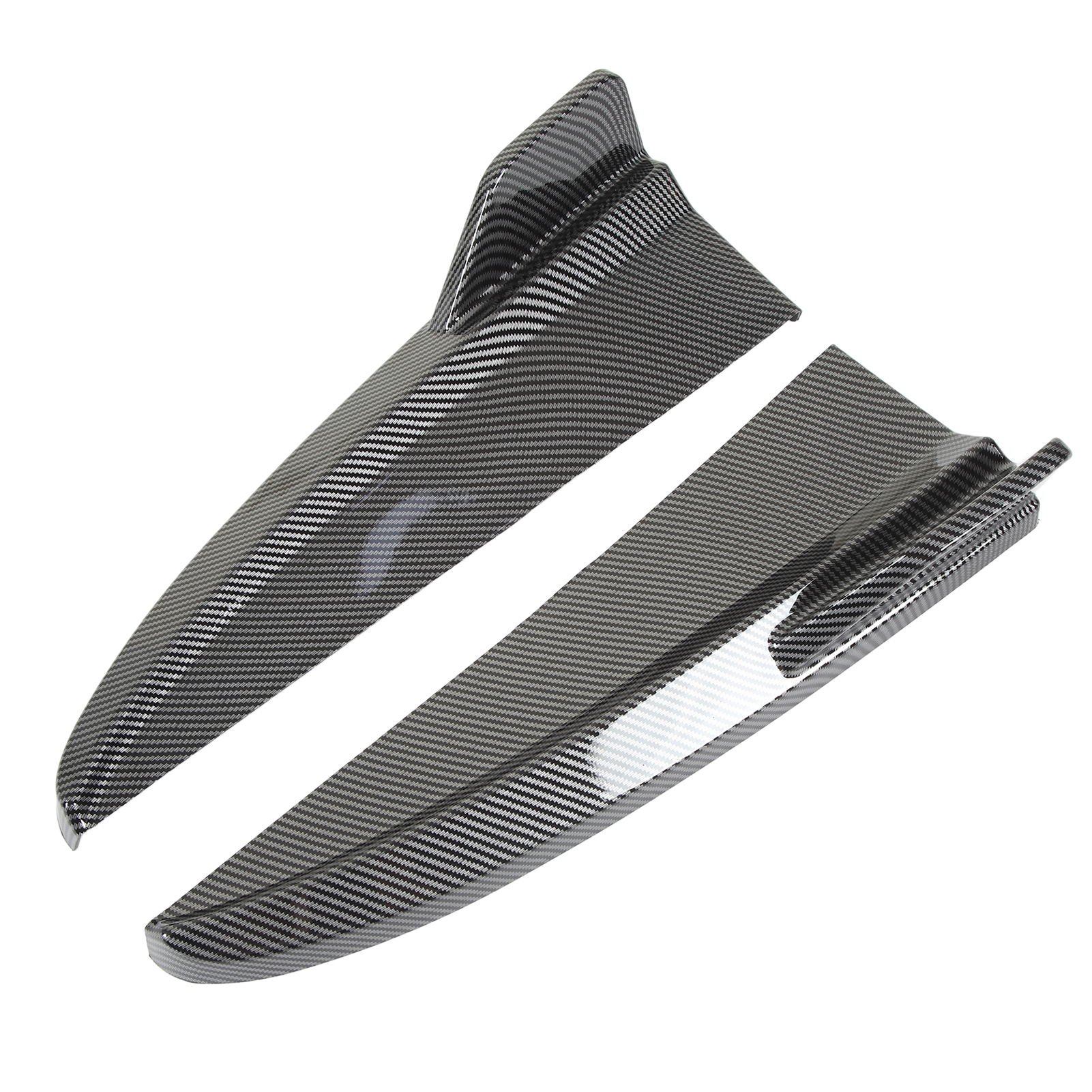 Paar Heckstoßstangendiffusoren, Seitenschweller Als Ersatz Für Mercedes C-klasse W205 C43 Amg Line 2015–2021, Carbon-optik, 2-teiliges Set