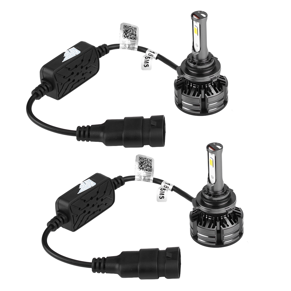 Superhelle Led-autoscheinwerferlampen, Set 9006, 3000k, 4300k, 6000k, Paar